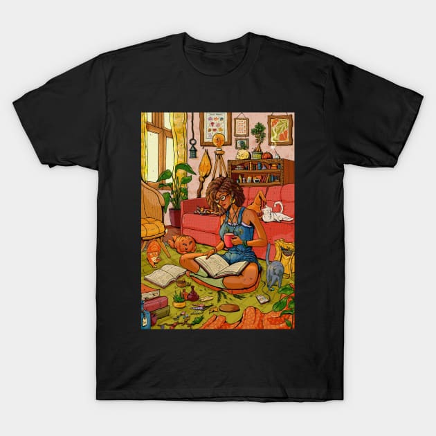 The Green Witch T-Shirt by Chelsy Escalona Art